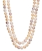 Belle de Mer Multi Two-Row Cultured Freshwater Pearl Strand in Sterling Silver (9-1/2mm)